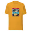 John 6:35 Never Hunger Graphic Tee front view