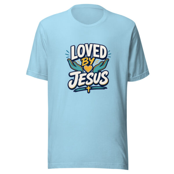 Loved By Jesus Heartbeat-20260629T045648Z Graphic Tee mockup 17