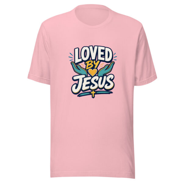 Loved By Jesus Heartbeat-20260629T045648Z Graphic Tee mockup 18