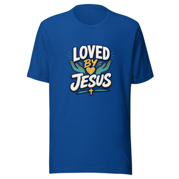 Loved By Jesus Heartbeat-20260629T045648Z Graphic Tee mockup 4