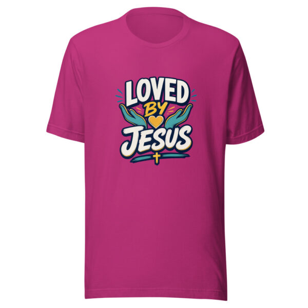 Loved By Jesus Heartbeat-20260629T045648Z Graphic Tee mockup 5
