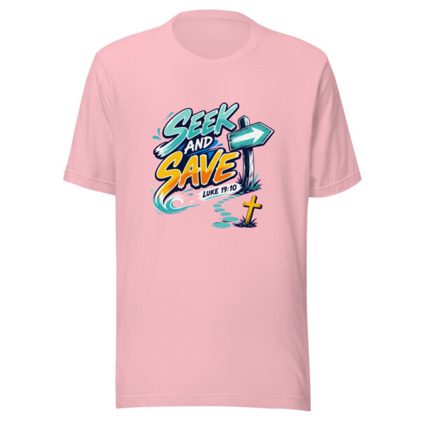 Luke 19:10 Seek And Save Graphic Tee mockup 18 Luke 19:10 Seek And Save Graphic Tee mockup 18