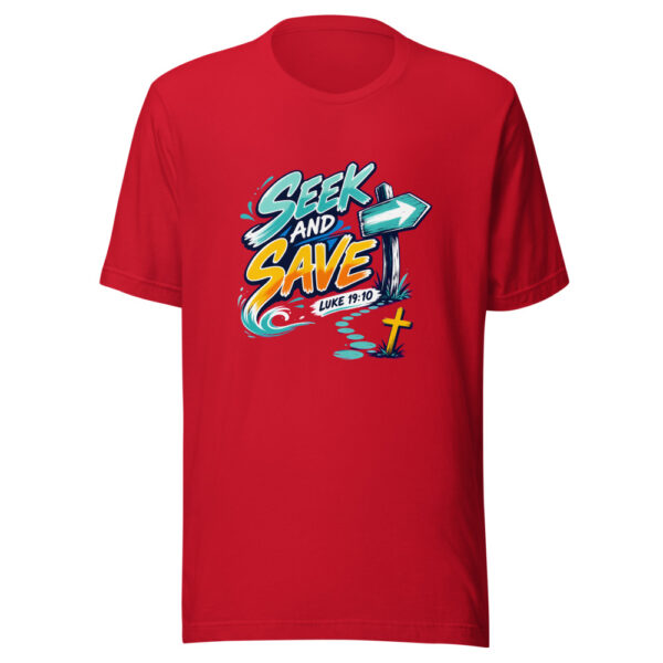 Luke 19:10 Seek And Save Graphic Tee mockup 19 Luke 19:10 Seek And Save Graphic Tee mockup 19