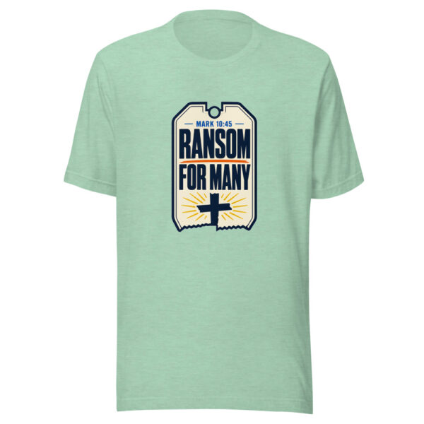 Mark 10:45 Ransom For Many Graphic Tee mockup 24