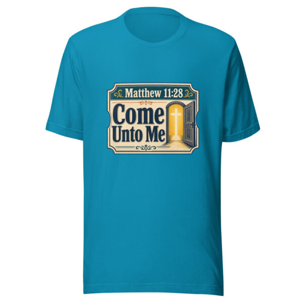 Matthew 11:28 Come Unto Me Heartbeat-20260630T221655Z Graphic Tee mockup 1 Matthew 11:28 Come Unto Me Heartbeat-20260630T221655Z Graphic Tee front view