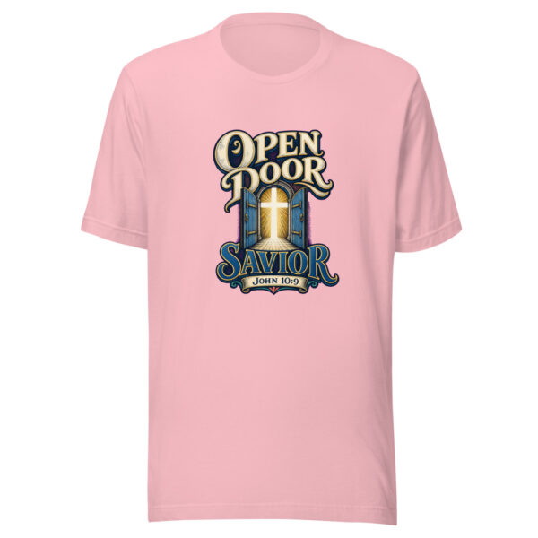 Open Door Savior Graphic Tee mockup 18