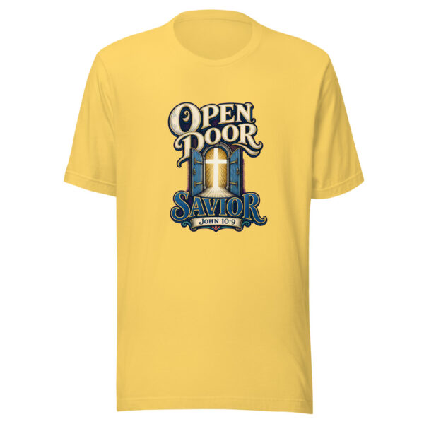 Open Door Savior Graphic Tee mockup 20
