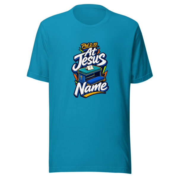 Phil 2:10 At Jesus Name Graphic Tee mockup 2