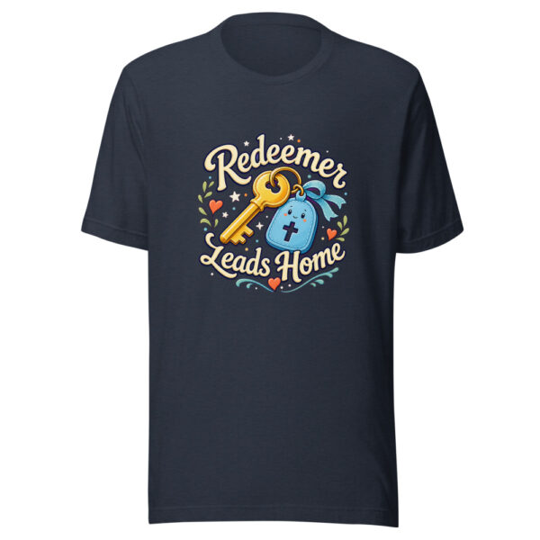 Redeemer Leads Home Graphic Tee mockup 13