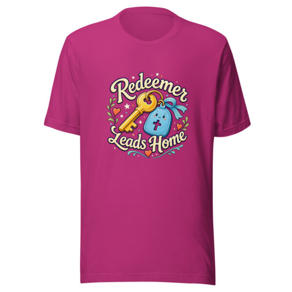Redeemer Leads Home Graphic Tee mockup 4
