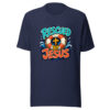 Rescued By Jesus Graphic Tee mockup 9