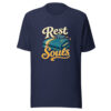 Rest For Souls Graphic Tee mockup 9