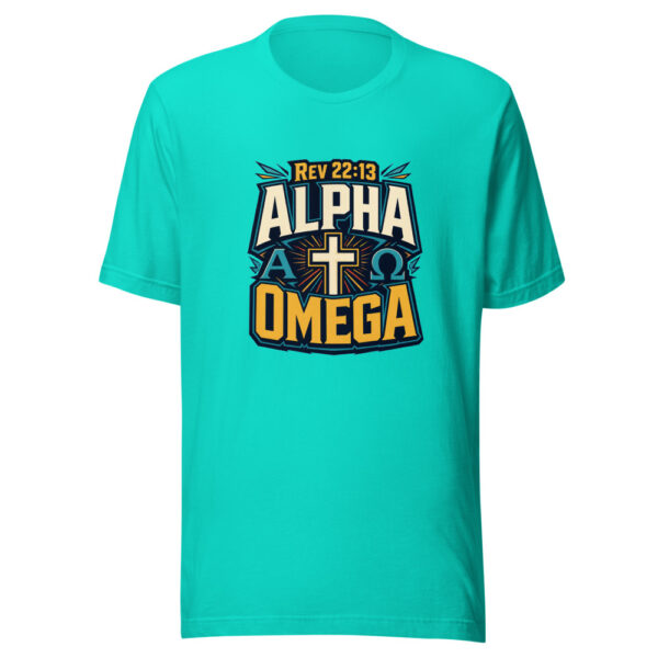 Rev 22:13 Alpha Omega Heartbeat-20260630T221655Z Graphic Tee front view