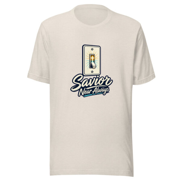Savior Near Always Graphic Tee mockup 14 Savior Near Always Graphic Tee mockup 14