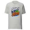 Start With Jesus Graphic Tee mockup 11