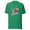 Start With Jesus Graphic Tee mockup 15