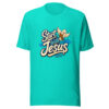Start With Jesus Graphic Tee mockup 2