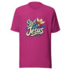 Start With Jesus Graphic Tee mockup 4