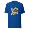 Start With Jesus Graphic Tee mockup 5
