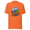 Start With Jesus Graphic Tee mockup 6