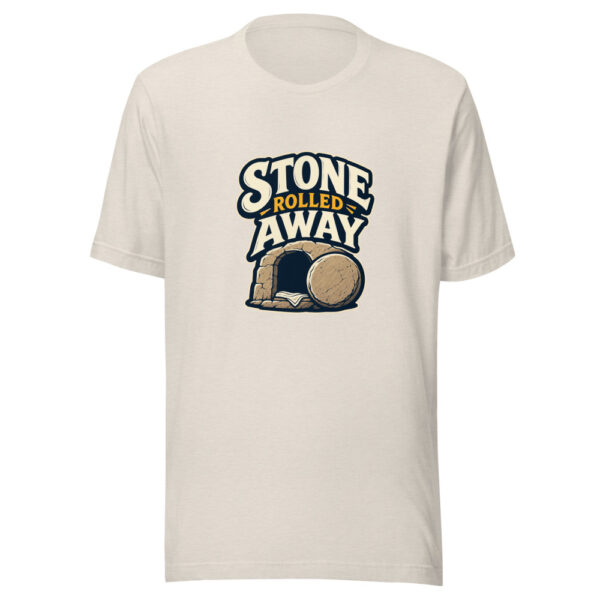 Stone Rolled Away Graphic Tee mockup 14 Stone Rolled Away Graphic Tee mockup 14