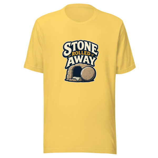 Stone Rolled Away Graphic Tee mockup 20 Stone Rolled Away Graphic Tee mockup 20