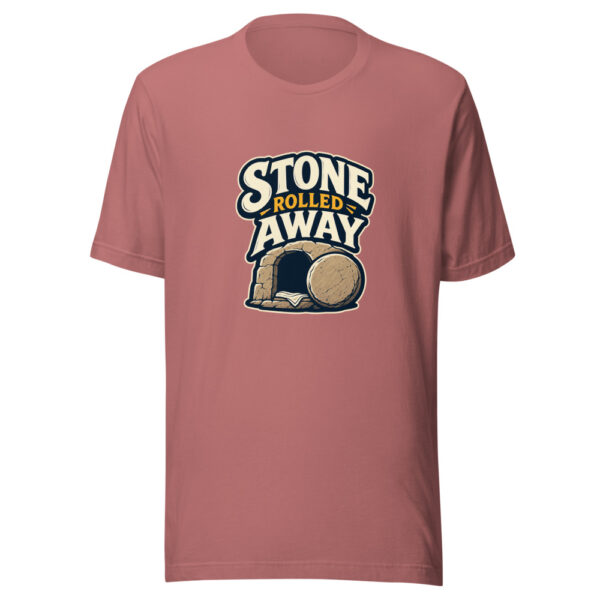 Stone Rolled Away Graphic Tee mockup 21 Stone Rolled Away Graphic Tee mockup 21