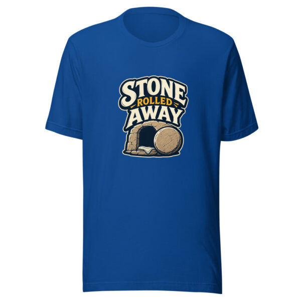 Stone Rolled Away Graphic Tee mockup 4 Stone Rolled Away Graphic Tee mockup 4
