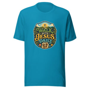 WALK WITH JESUS DAILY Heartbeat-20260623-codex-fallback Graphic Tee front view