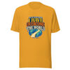 Be Of Good Cheer I Have Overcome The World - John 16:33 Graphic Tee mockup 1 Be Of Good Cheer I Have Overcome The World - John 16:33 Graphic Tee front view