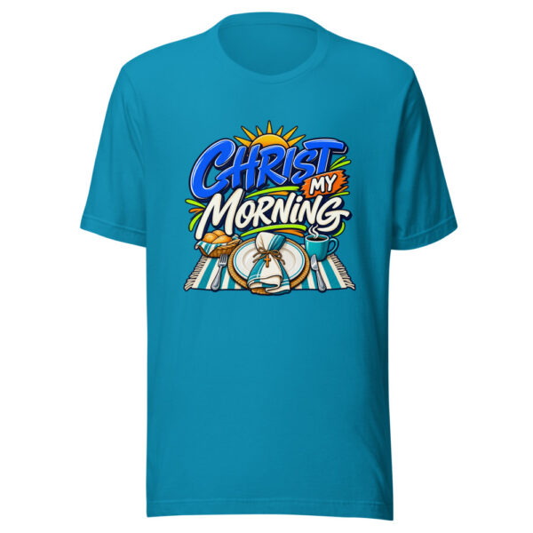 Christ My Morning Graphic Tee mockup 2 Christ My Morning Graphic Tee mockup 2