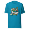 Coffee And Jesus Graphic Tee mockup 2 Coffee And Jesus Graphic Tee mockup 2