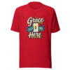 Grace Found Me Here Graphic Tee mockup 8 Grace Found Me Here Graphic Tee mockup 8