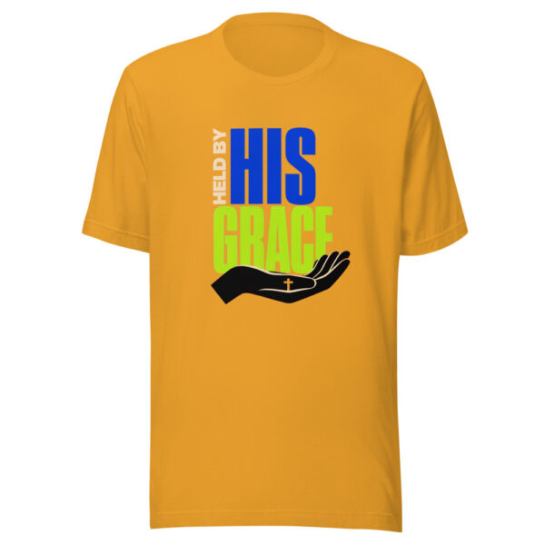 Held By His Grace Graphic Tee mockup 2 Held By His Grace Graphic Tee mockup 2