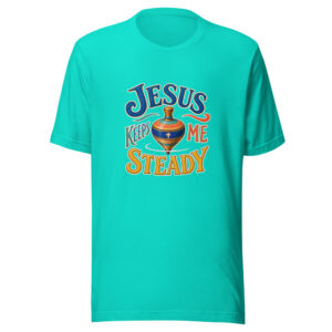 Jesus Keeps Me Steady Graphic Tee front view