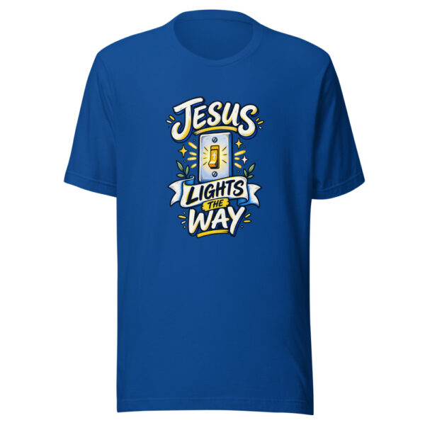 Jesus Lights The Way Graphic Tee mockup 3 Jesus Lights The Way Graphic Tee mockup 3