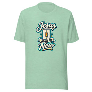 Jesus Makes Me New Graphic Tee mockup 1 Jesus Makes Me New Graphic Tee front view