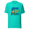 Jesus Welcomes You Here Graphic Tee mockup 3 Jesus Welcomes You Here Graphic Tee mockup 3