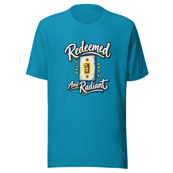 Redeemed And Radiant Graphic Tee mockup 2 Redeemed And Radiant Graphic Tee mockup 2