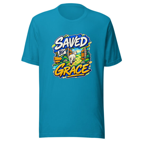 Saved By Grace Graphic Tee mockup 2 Saved By Grace Graphic Tee mockup 2