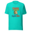 Travel Light. Follow Jesus. Graphic Tee mockup 1 Travel Light. Follow Jesus. Graphic Tee front view