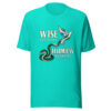 Wise As Serpents. Harmless As Doves. — Jesus, Matthew 10:16 Wise-serpents-harmless-doves Graphic Tee mockup 1 Wise As Serpents. Harmless As Doves. — Jesus, Matthew 10:16 Wise-serpents-harmless-doves Graphic Tee front view