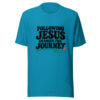 Following Jesus Changes The Journey Graphic Tee mockup 1 Following Jesus Changes The Journey Graphic Tee front view