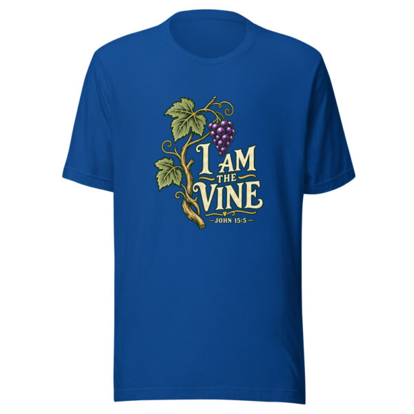 I Am The Vine — John 15:5 Jesus-scripture Graphic Tee mockup 3
