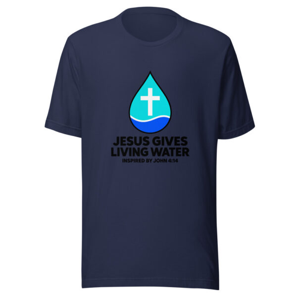 Jesus Gives Living Water Graphic Tee mockup 6 Jesus Gives Living Water Graphic Tee mockup 6