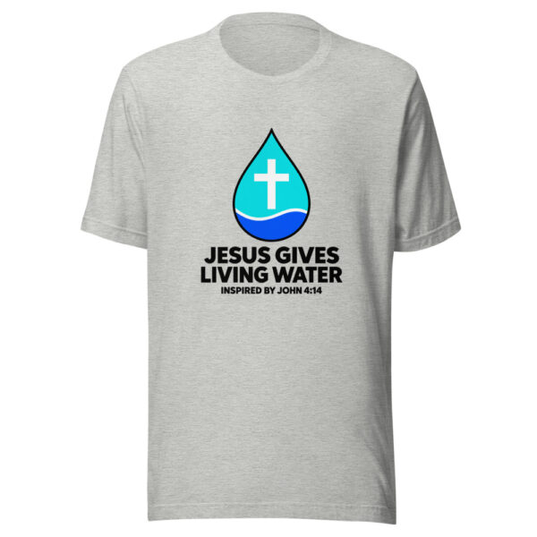 Jesus Gives Living Water Graphic Tee mockup 7 Jesus Gives Living Water Graphic Tee mockup 7