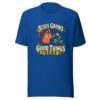 Jesus Grows Good Things Here Garden-faith Graphic Tee mockup 3