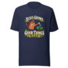 Jesus Grows Good Things Here Garden-faith Graphic Tee mockup 6