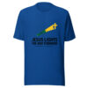 Jesus Lights The Way Forward Graphic Tee mockup 3 Jesus Lights The Way Forward Graphic Tee mockup 3