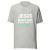 Jesus Makes Love A Daily Practice Graphic Tee mockup 7 Jesus Makes Love A Daily Practice Graphic Tee mockup 7